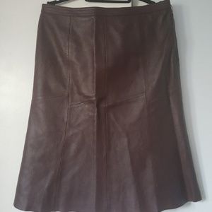 Genuine Leather skirt